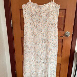 French Connection Brand - Midi Floral Dress Fully Lined - NWT